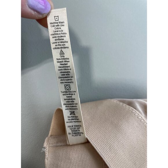 Rhonda Shear 2Pk Molded Cup Bra with Wrap Back Size 2X Black Beige Comfort 645.9 - Picture 7 of 10